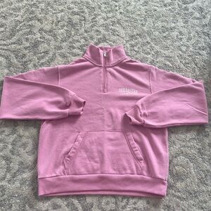Women’s Hollister Light Pink Zip-Up Fleece